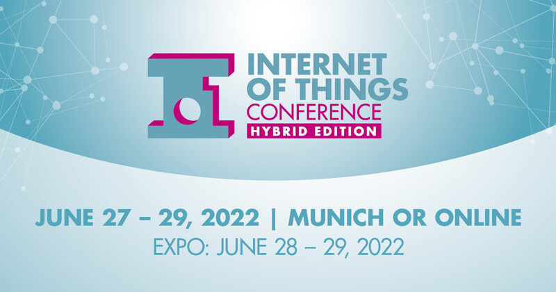 Internet of Things Conference logo and info